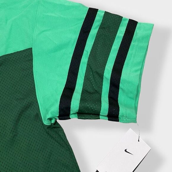 Nike Dri-Fit Mens Green/Black Plain Football Jersey size Small DV7364-341 New - Picture 4 of 10